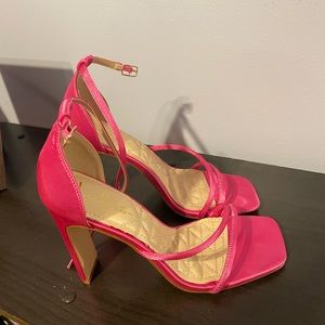 Pink heels